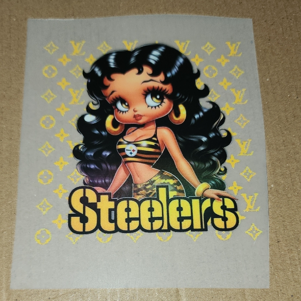 Steelers Cartoon Graphic Sticker